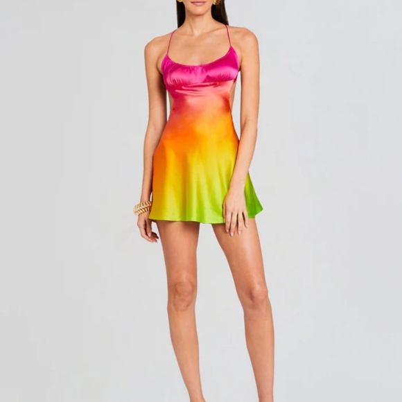 Josefine Silk Ombré Dress - Picture 4 of 7